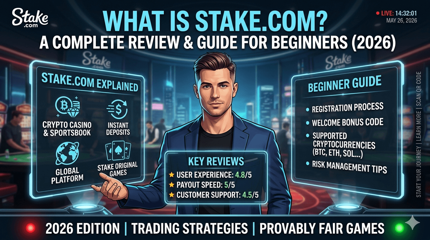 What is Stake.com? A Complete Review & Guide for Beginners (2026)