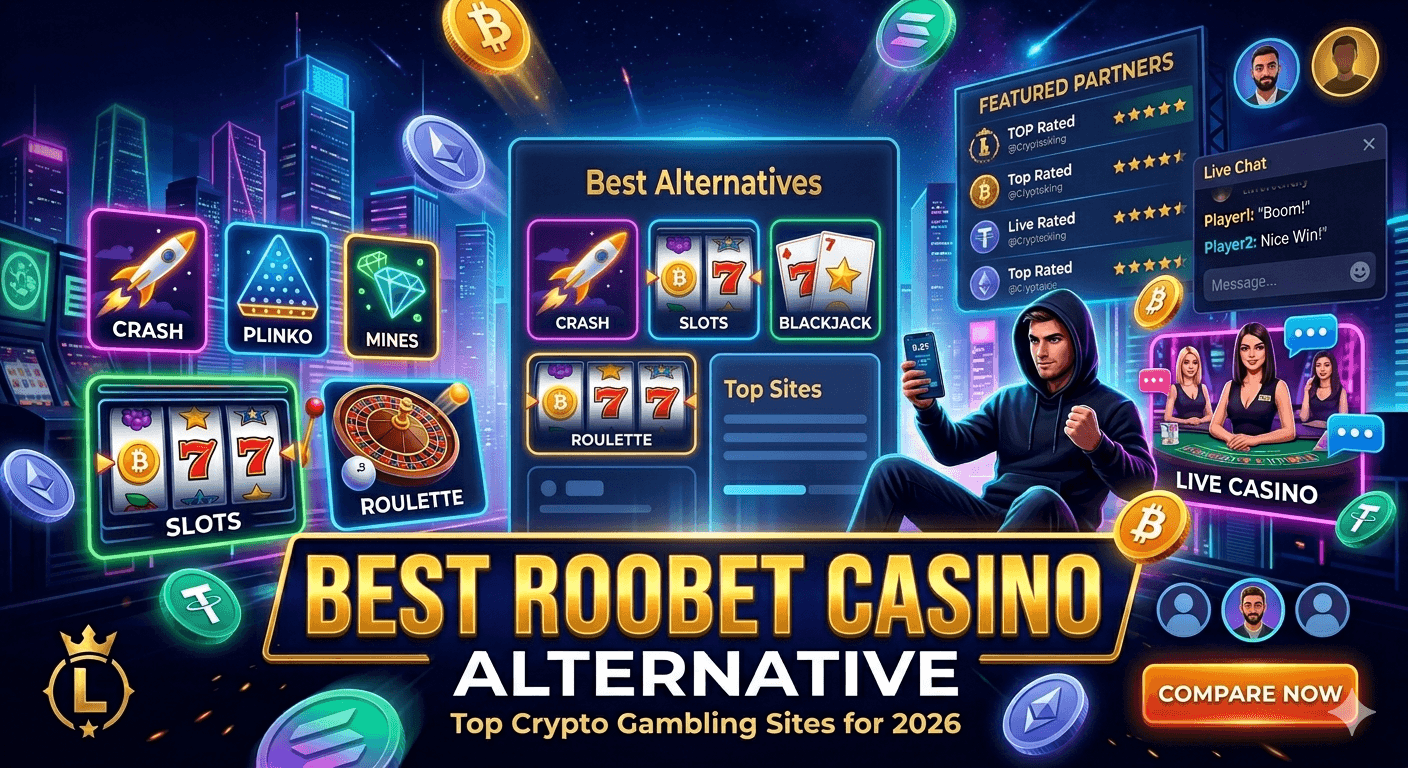 Best Roobet Casino Alternative: Top Crypto Gambling Sites for 2026